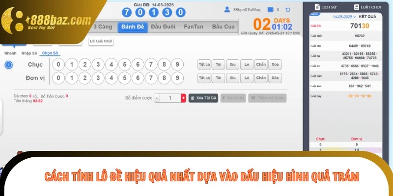 Cách tính lô đề hiệu quả nhất dựa vào dấu hiệu hình quả trám