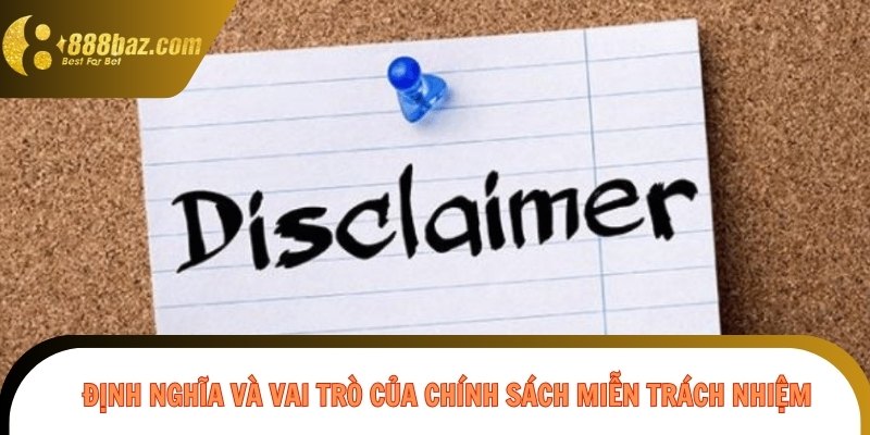 Định nghĩa và vai trò của chính sách miễn trách nhiệm