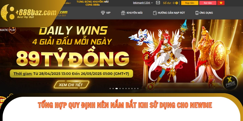 Tổng hợp quy định nên nắm bắt khi sử dụng cho newbie