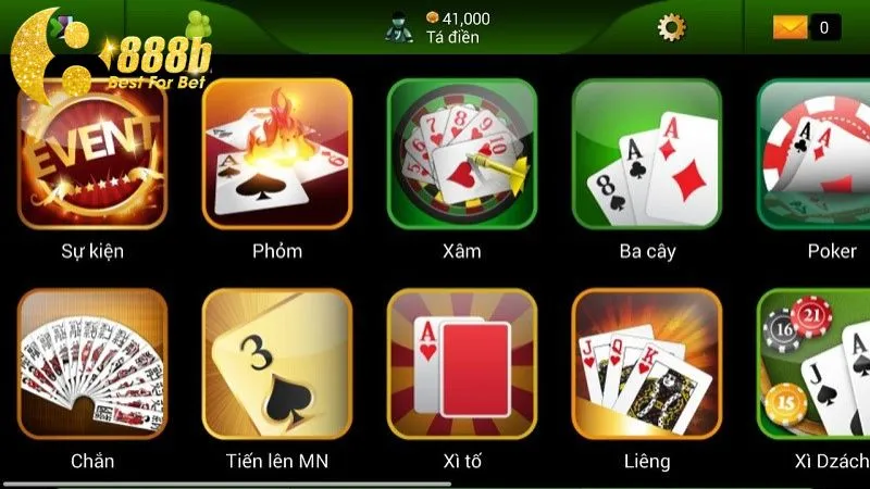 Chơi game bài đổi tiền uy tín tại nhà cái 888B