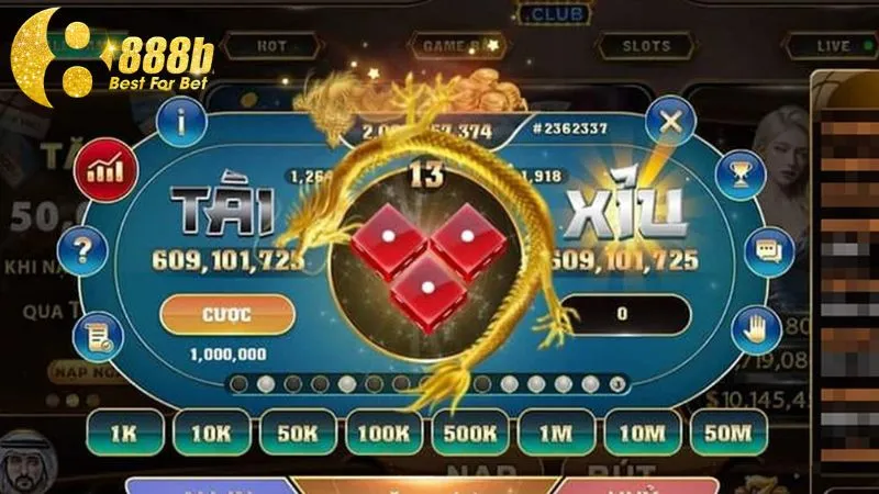 Chơi tài xỉu jackpot với giải thưởng thắng cực khủng