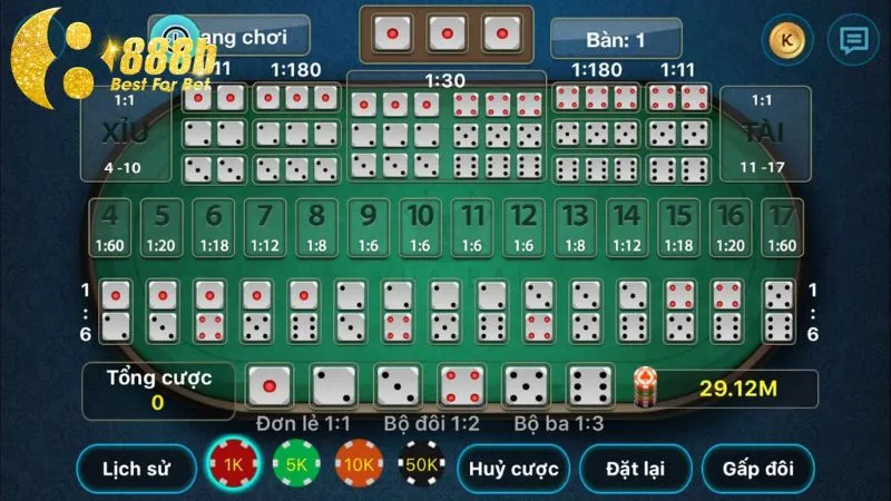 Hình thức tài xỉu truyền thống vẫn được nhiều người lựa chọn