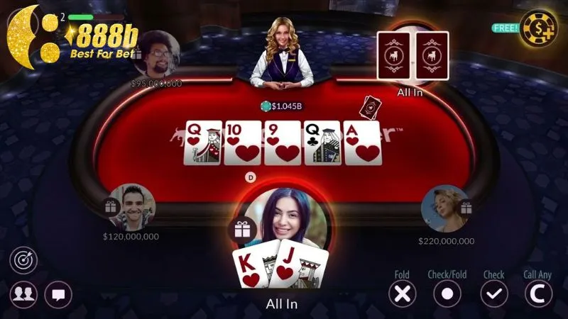 Trải nghiệm nhiều biến thể poker khác nhau tại 888B