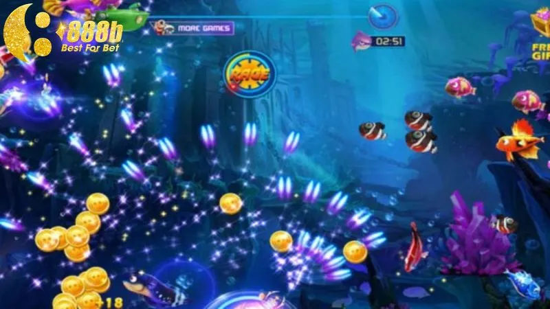 Chơi bắn cá nhanh chóng và an toàn trên nền tảng 888B