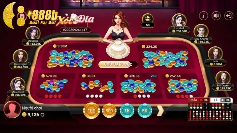 Có nhiều hình thức chơi xóc đĩa dành cho game thủ