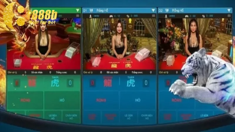 Game bài rồng hổ luôn là tựa game hàng đầu tại 888B
