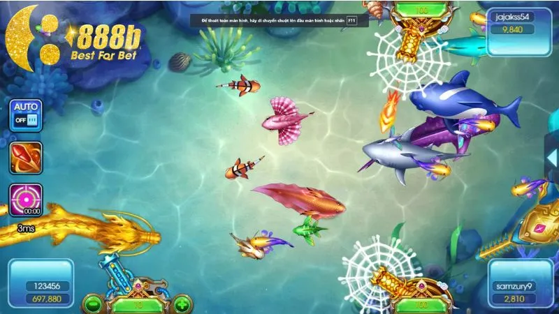 Game với 3 sảnh chơi cho người chơi mới và cao thủ