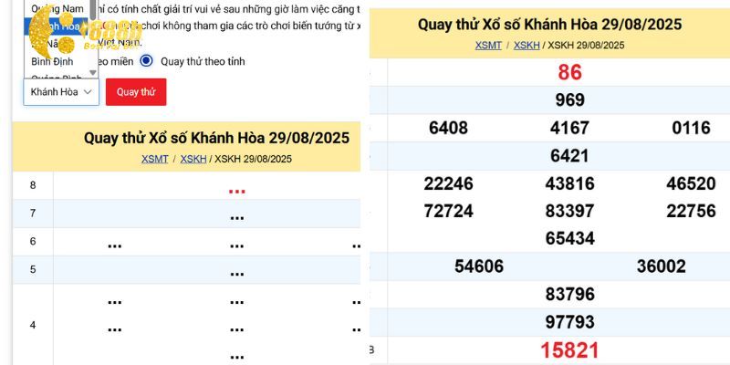 Hướng dẫn chi tiết cách quay thử XS Khánh Hòa giờ hoàng đạo giúp chọn số dễ trúng