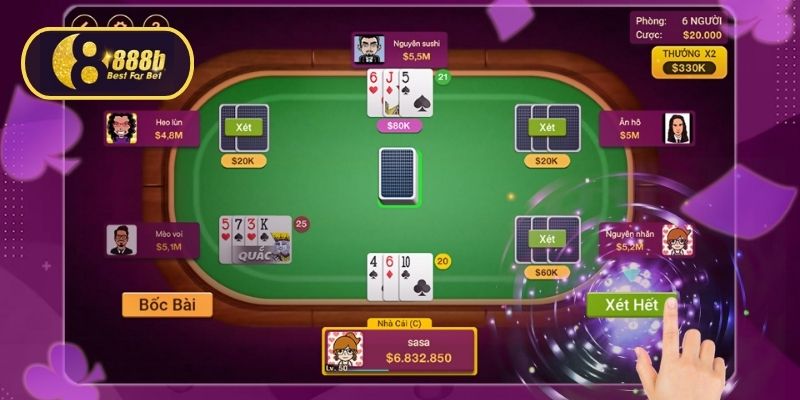 Luật chơi xì dách nhà cái