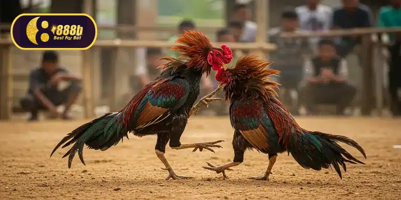 Gà chọi đáp ứng đủ tiêu chí khi tham gia