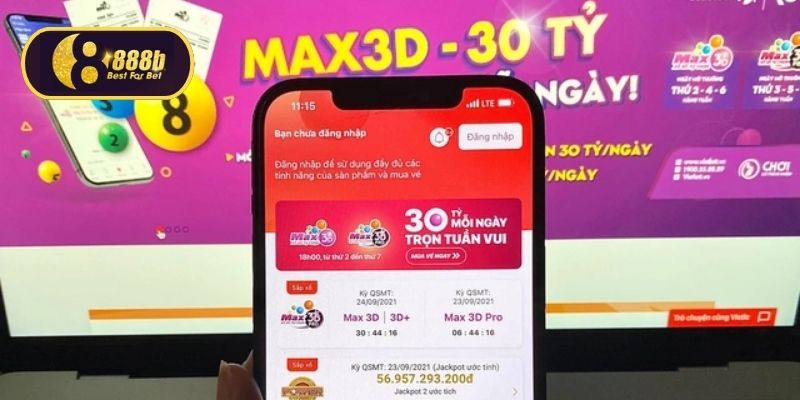 Vietlott Max 3D là dòng sản phẩm XS tự chọn